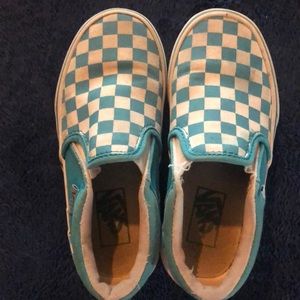 Blue & White vans